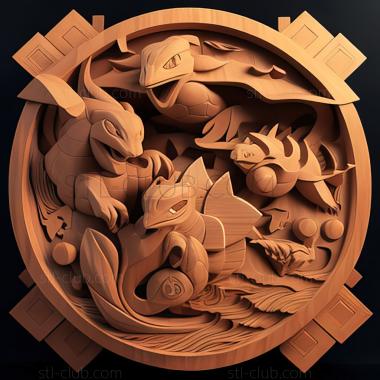 3D model The Ancient Puzzle of Pokmopolis Fierce Battle Ancient (STL)